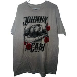 JOHNNY CASH Relaxed Cotton Crew Tee in Desert Sandstorm Size Large New w/o Tag